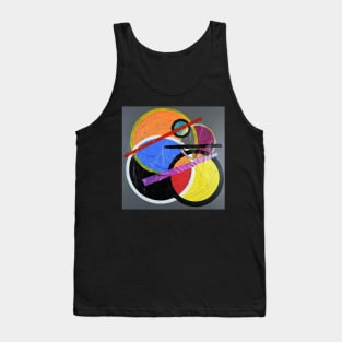 Circles and lines Abstract 322 Tank Top